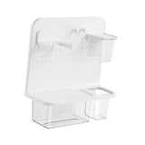 Maxbell Bathroom Storage Shelf Household Pegboard Panel for Bathroom Entry Dormitory