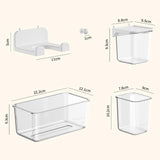 Maxbell Bathroom Storage Shelf Household Pegboard Panel for Bathroom Entry Dormitory