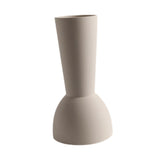 Maxbell Ceramic Flower Vase Frosted Porcelain Vase for Entryway Bookshelf Decoration White