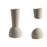 Maxbell Ceramic Flower Vase Frosted Porcelain Vase for Entryway Bookshelf Decoration White