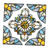Maxbell Baroque Style Window Stickers Art Supplies Decor for Bathroom Kitchen Office