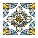 Maxbell Baroque Style Window Stickers Art Supplies Decor for Bathroom Kitchen Office