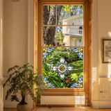 Maxbell Baroque Style Window Stickers Art Supplies Decor for Bathroom Kitchen Office