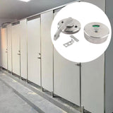 Maxbell Toilet Bathroom Lock Stainless Steel Door Lock Indicator for Public Restroom