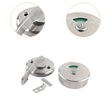 Maxbell Toilet Bathroom Lock Stainless Steel Door Lock Indicator for Public Restroom