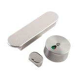Maxbell Indicating Utility Bathroom Door Lock Bolts for Restaurants Silvery