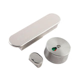 Maxbell Indicating Utility Bathroom Door Lock Bolts for Restaurants Silvery