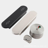 Maxbell Indicating Utility Bathroom Door Lock Bolts for Restaurants Silvery