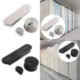 Maxbell Indicating Utility Bathroom Door Lock Bolts for Restaurants Silvery