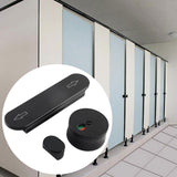 Maxbell Indicating Utility Bathroom Door Lock Bolts for Restaurants Black