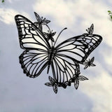 Maxbell Butterfly Floral Wall Decor Boho Hanging Appearance for Garden Bathroom Yard
