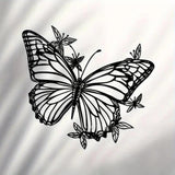 Maxbell Butterfly Floral Wall Decor Boho Hanging Appearance for Garden Bathroom Yard