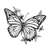 Maxbell Butterfly Floral Wall Decor Boho Hanging Appearance for Garden Bathroom Yard