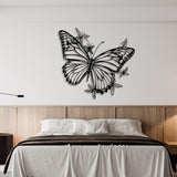 Maxbell Butterfly Floral Wall Decor Boho Hanging Appearance for Garden Bathroom Yard