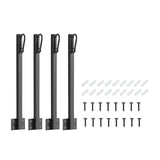 Maxbell 4 Pieces String Light Poles Sturdy Outdoor Lighting Stand for Pub Patio Wall