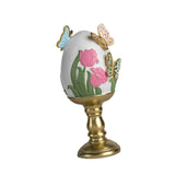 Maxbell Easter Egg Ornament Cute Resin Crafts for Indoor Outdoor Fireplace Farmhouse