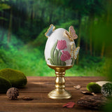 Maxbell Easter Egg Ornament Cute Resin Crafts for Indoor Outdoor Fireplace Farmhouse