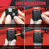 Maxbell Rail Clip Accessories Compatible Easy Installation Tool Box Rail Corner Clip