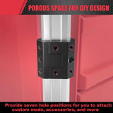 Maxbell Rail Clip Accessories Compatible Easy Installation Tool Box Rail Corner Clip