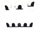 Maxbell Battery Mounts Dock Holder Compact Wall Mount Organizer for Workshops Garage Black