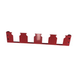 Maxbell Battery Mounts Dock Holder Compact Wall Mount Organizer for Workshops Garage Red
