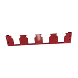 Maxbell Battery Mounts Dock Holder Compact Wall Mount Organizer for Workshops Garage Red