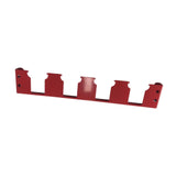 Maxbell Battery Mounts Dock Holder Compact Wall Mount Organizer for Workshops Garage Red