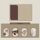 Maxbell Cork Bulletin Board Tack Board Cork Board for Message Photo Office Home 60x80 Coffee