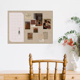Maxbell Cork Bulletin Board Tack Board Cork Board for Message Photo Office Home 60x80 Coffee