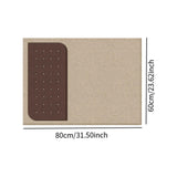 Maxbell Cork Bulletin Board Tack Board Cork Board for Message Photo Office Home 60x80 Coffee