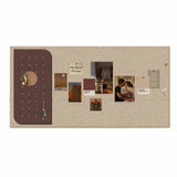 Maxbell Cork Bulletin Board Tack Board Cork Board for Message Photo Office Home 60x120 Coffee