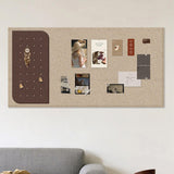 Maxbell Cork Bulletin Board Tack Board Cork Board for Message Photo Office Home 60x120 Coffee
