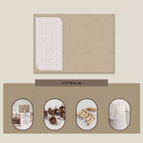 Maxbell Cork Bulletin Board Tack Board Cork Board for Message Photo Office Home 60x80 Camel
