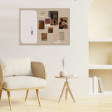 Maxbell Cork Bulletin Board Tack Board Cork Board for Message Photo Office Home 60x80 Camel