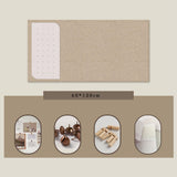 Maxbell Cork Bulletin Board Tack Board Cork Board for Message Photo Office Home 60x120 Camel