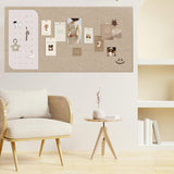 Maxbell Cork Bulletin Board Tack Board Cork Board for Message Photo Office Home 60x120 Camel