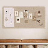 Maxbell Cork Bulletin Board Tack Board Cork Board for Message Photo Office Home 60x120 Camel