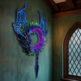 Maxbell Halloween Wreath Artificial Wreath Hanging Ornament for Garden Festival Yard