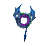 Maxbell Halloween Wreath Artificial Wreath Hanging Ornament for Garden Festival Yard