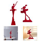 Maxbell Ballet Dancer Figurine Craft Tabletop Ornament for Bookshelf Decor Accessory Style A