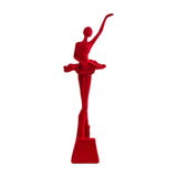 Maxbell Ballet Dancer Figurine Craft Tabletop Ornament for Bookshelf Decor Accessory Style A