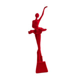 Maxbell Ballet Dancer Figurine Craft Tabletop Ornament for Bookshelf Decor Accessory Style A