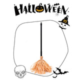 Maxbell Halloween Witch Broom Witch Broomstick for Masquerade Photograph Props Decor