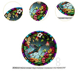 Maxbell Hummingbird Window Suncatcher 5.9'' Spring Ornament for Patio Bedroom Summer