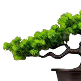 Maxbell Artificial Bonsai Tree Desk Display Plants Indoor for Desk Living Room Table Longevity pine
