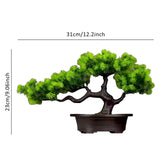 Maxbell Artificial Bonsai Tree Desk Display Plants Indoor for Desk Living Room Table Longevity pine