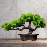 Maxbell Artificial Bonsai Tree Desk Display Plants Indoor for Desk Living Room Table Longevity pine