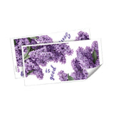 Maxbell 2Pcs Flower Wall Decal Decorative PVC Background for Classroom TV Background