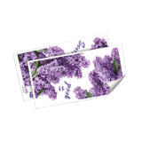 Maxbell 2Pcs Flower Wall Decal Decorative PVC Background for Classroom TV Background