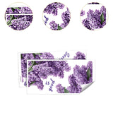 Maxbell 2Pcs Flower Wall Decal Decorative PVC Background for Classroom TV Background